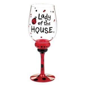 Lady of the House Wine Glass